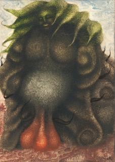 Arik Brauer - „Die Frau als Turm“