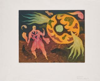 Arik Brauer - Ohne Titel.