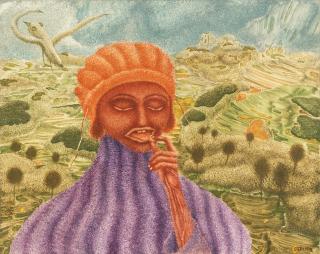 Arik Brauer - „Pillenschlucker“