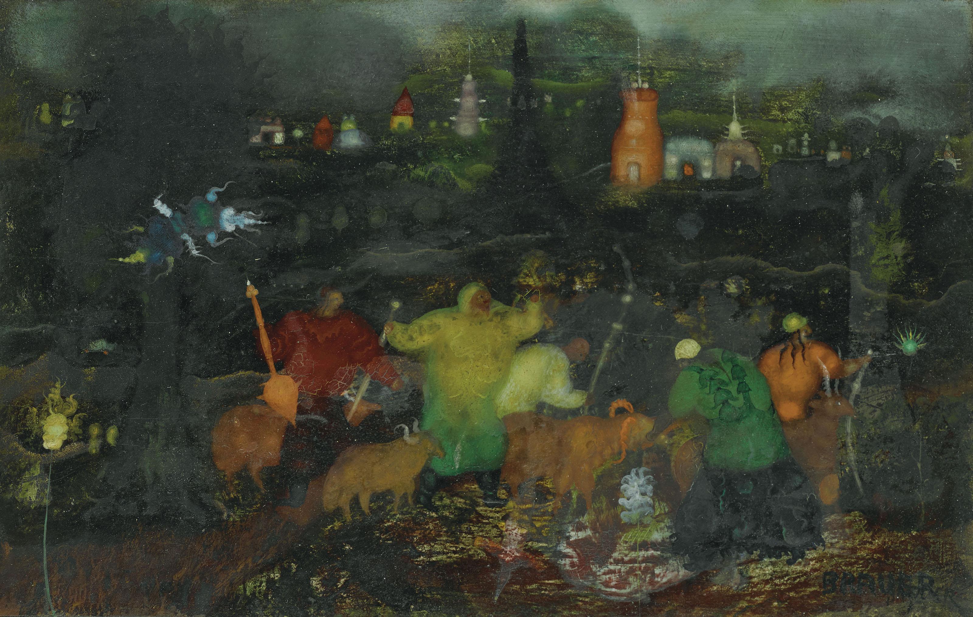 Arik Brauer - Schäfer