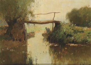 Aris Knikker - By a bridge