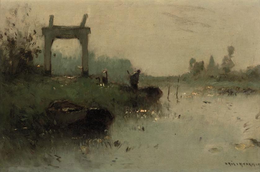 Aris Knikker - Fishing on the river