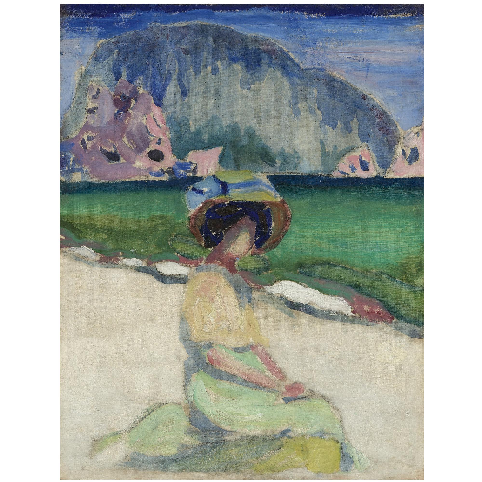 Aristarkh Vasilevich Lentulov - Woman By The Shore