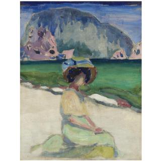 Aristarkh Vasilevich Lentulov - Woman By The Shore