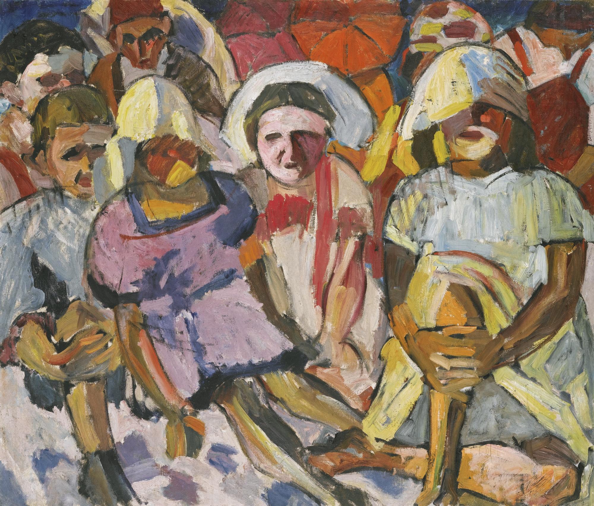 Aristarkh Vasilievich Lentulov - Children With Parasols