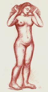 Aristide Maillol - 4 Bll. aus: L\'Art d\'Aimer d\'Ovide