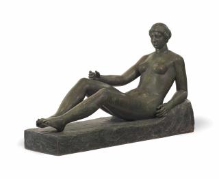 Aristide Maillol - Baigneuse allongée (Premier état pour le monument à Port-Vendres)