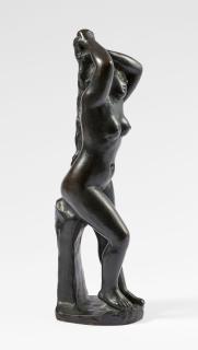 Aristide Maillol - Baigneuse se coiffant (Femme les deux mains aux cheveux)
