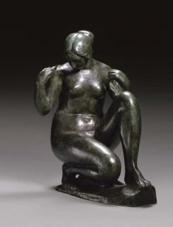 Aristide Maillol - Debussy avec une écharpe sur le dos