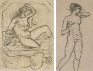 Aristide Maillol - Etude pour \'La Montagne\' et Femme nue debout