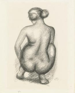 Aristide Maillol - Femme accroupie de dos (Guérin 283)