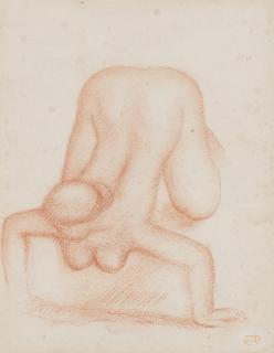 Aristide Maillol - Femme accroupie, étude