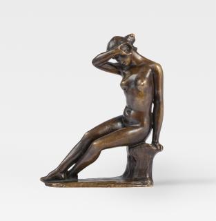 Aristide Maillol - Femme assise le bras replié autour de la tête (Jeune fille assise se voilant les yeux)
