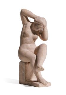 Aristide Maillol - Femme Assise Se Coiffant