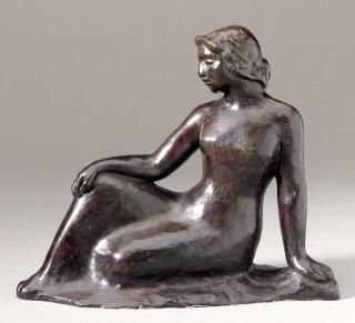Aristide Maillol - Femme assise vêtue
