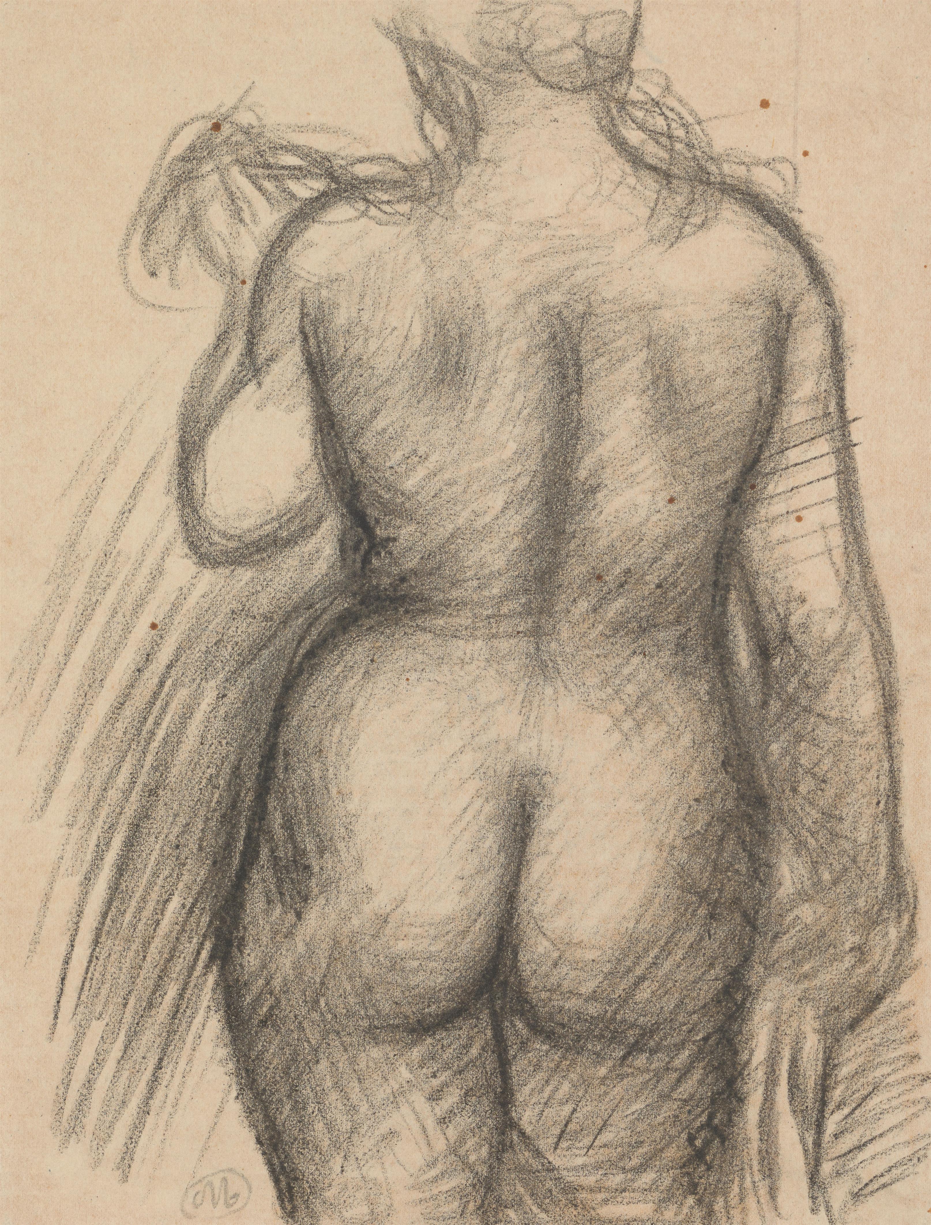 Aristide Maillol - Femme au foulard, vue de dos