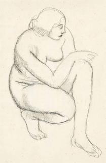 Aristide Maillol - Femme nue accroupie