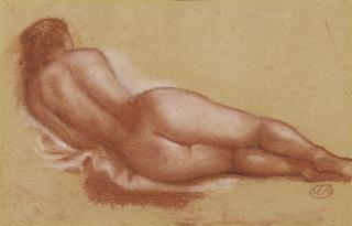 Aristide Maillol - Femme Nue Allongée De Dos