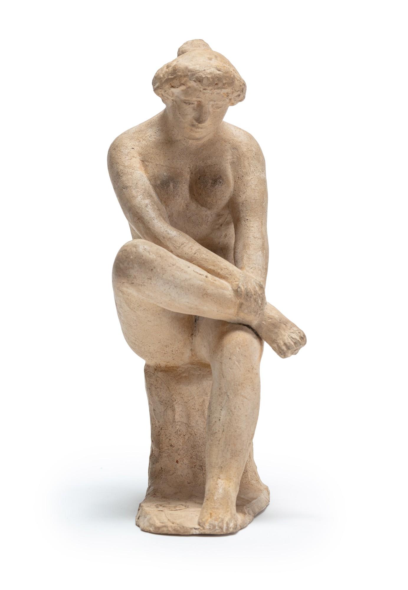 Aristide Maillol - Jeune femme assise, jambe repliée