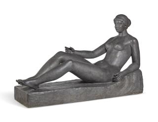 Aristide Maillol - Jeune Fille allongée (Premier état pour le monument à Port-Vendres)