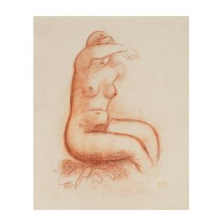 Aristide Maillol - Nu au bras levé