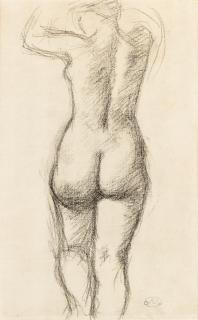 Aristide Maillol - Nu De Dos - Recto Verso