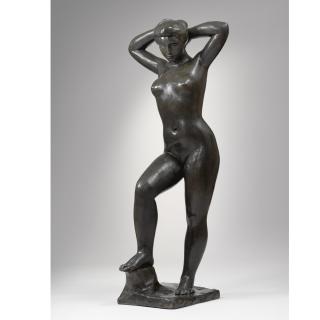 Aristide Maillol - Nu Debout Se Coiffant (Baigneuse Aux Bras Levés)