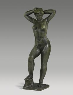 Aristide Maillol - Nu Debout Se Coiffant (Baigneuse Aux Bras Levés)