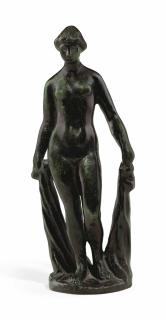 Aristide Maillol - Petite baigneuse à la draperie