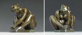 Aristide Maillol - Se tenant un pied