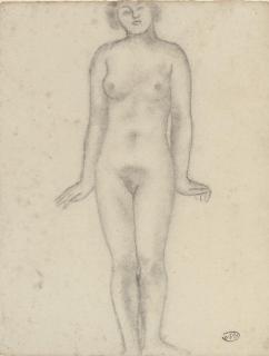 Aristide Maillol - Study for the central figure of \'Les trois nymphes\'