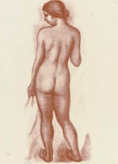 Aristide Maillol - Untitled, from L\'art d\'aimer; and Femme en Berceau, Bras droit levé (Guérin 267; 318)