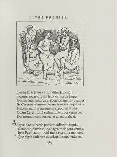Aristide Maillol - Vigile Les Géorgiques, Texte Latin et Version Francaise, de L\'Abbé Jacques Delile, Gravures sur Bois D\'Aristide Maillol, Edited by Phillipe Gonin, Paris vol. I and II (Guérin 159-215)