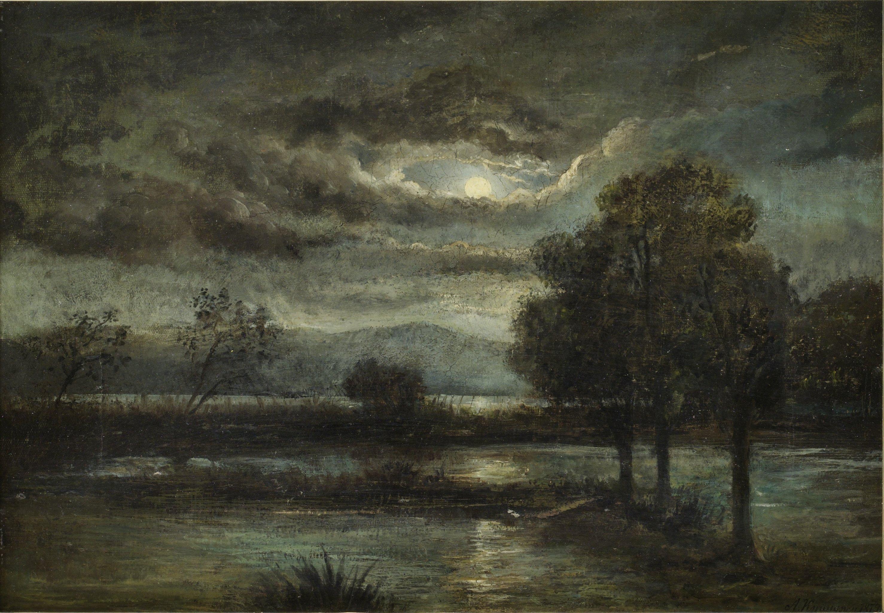 Arkhip Ivancvich Kuindzhi - Landskap i månljus.