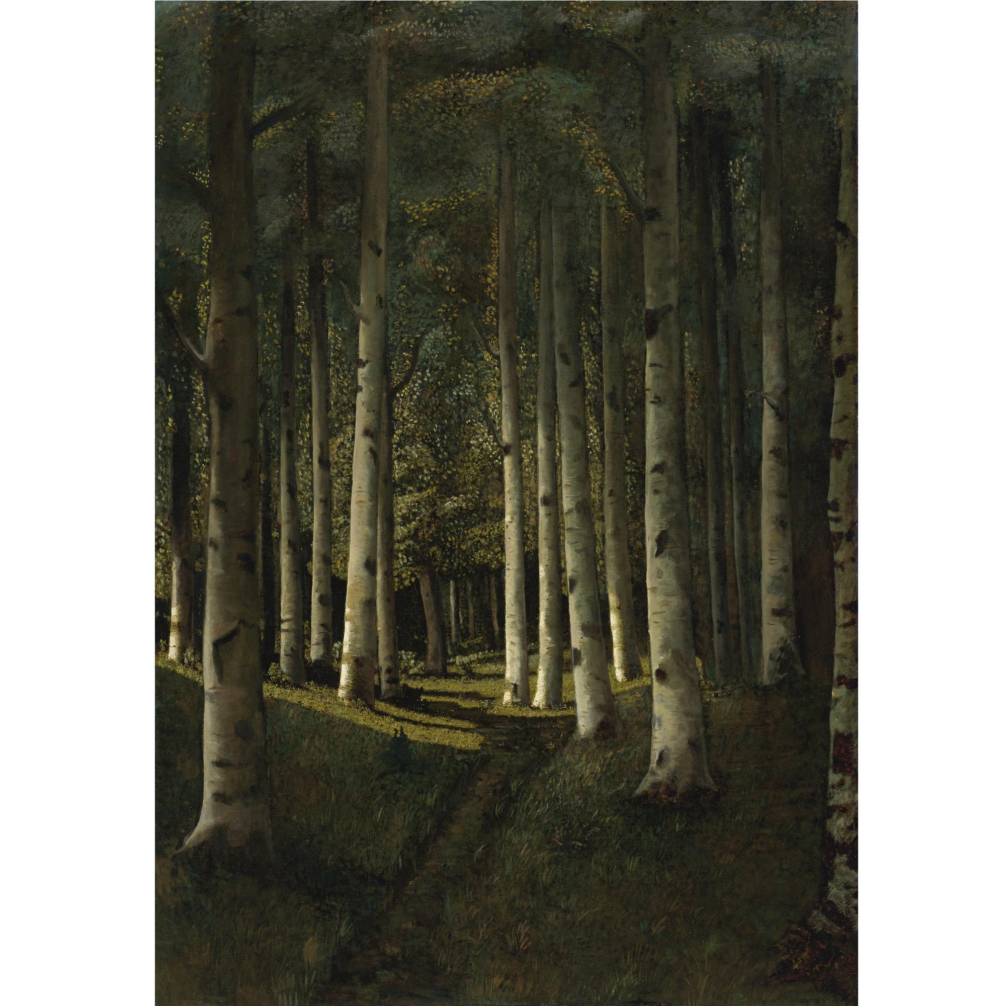 Arkhip Ivanovich Kuindzhi - Russian Birch Grove, 1881