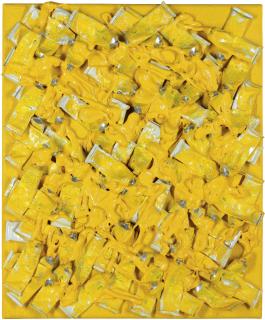 Arman - Monochrome Accumulation N°1513