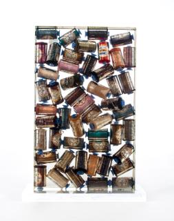 Arman - Untitled (spools of thread)