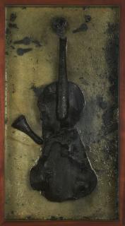 Arman - Violon brûlé.