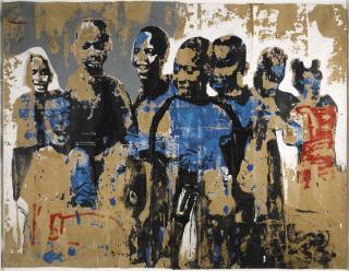 Armand Boua - Foule D\'Enfants