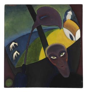 Armand Bouten - Ohne Titel (Mann mit Calla)