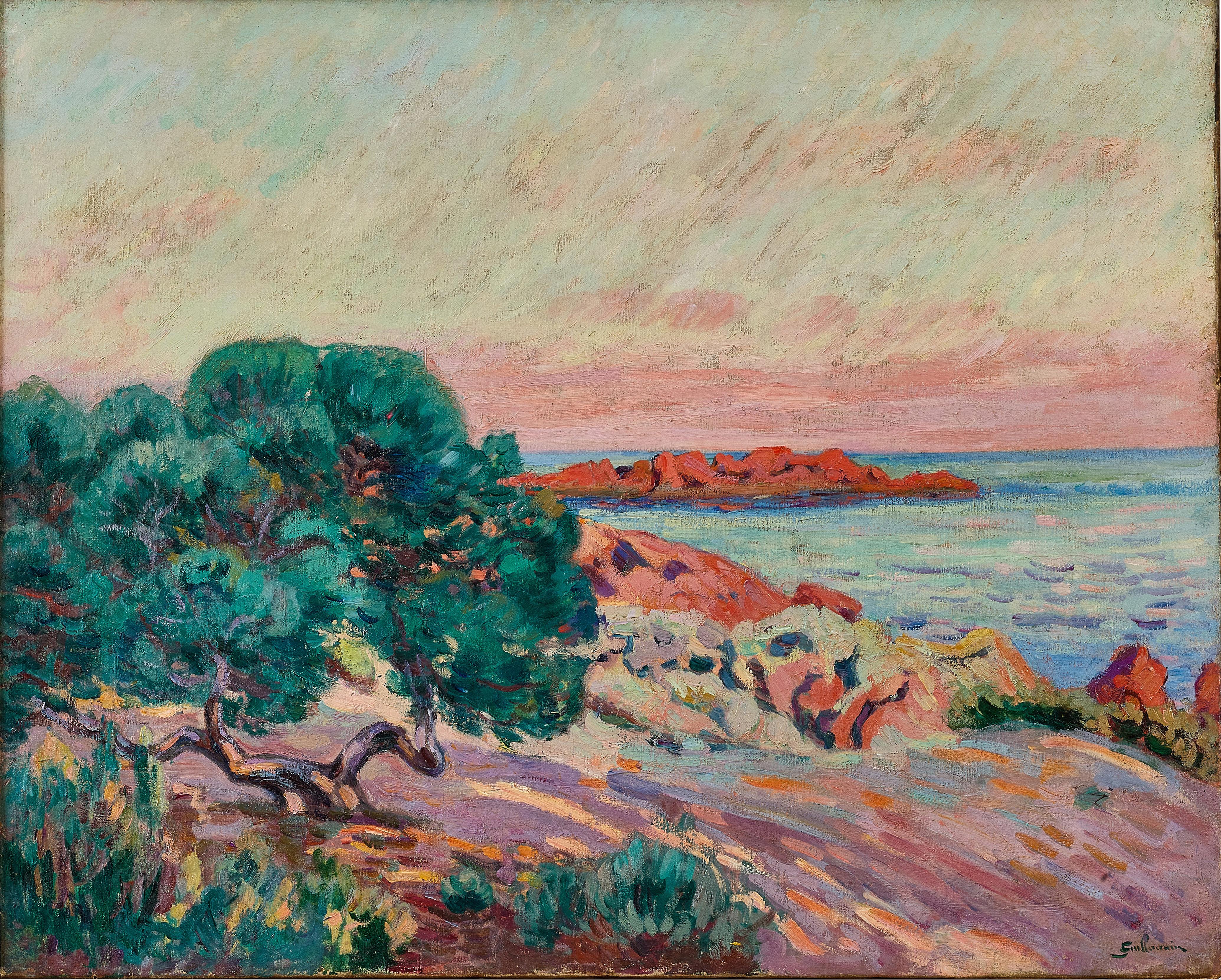 Armand Guillaumin - Agay, ile Besse, soleil couchant
