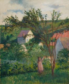 Armand Guillaumin - Cueillette des cerises à Auvers
