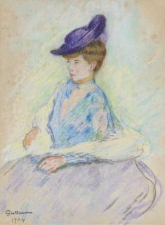 Armand Guillaumin - Femme assise