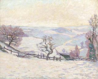 Armand Guillaumin - Gelée blanche au Puy Barriou, Crozant