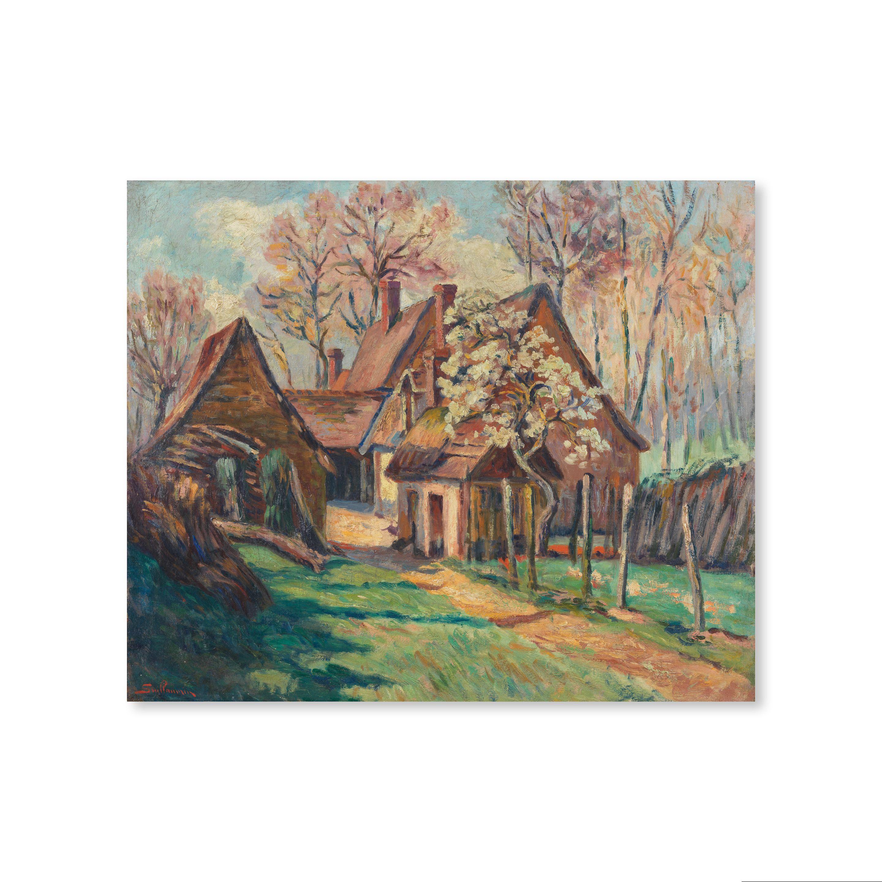 Armand Guillaumin - La Chaumière à Jouy