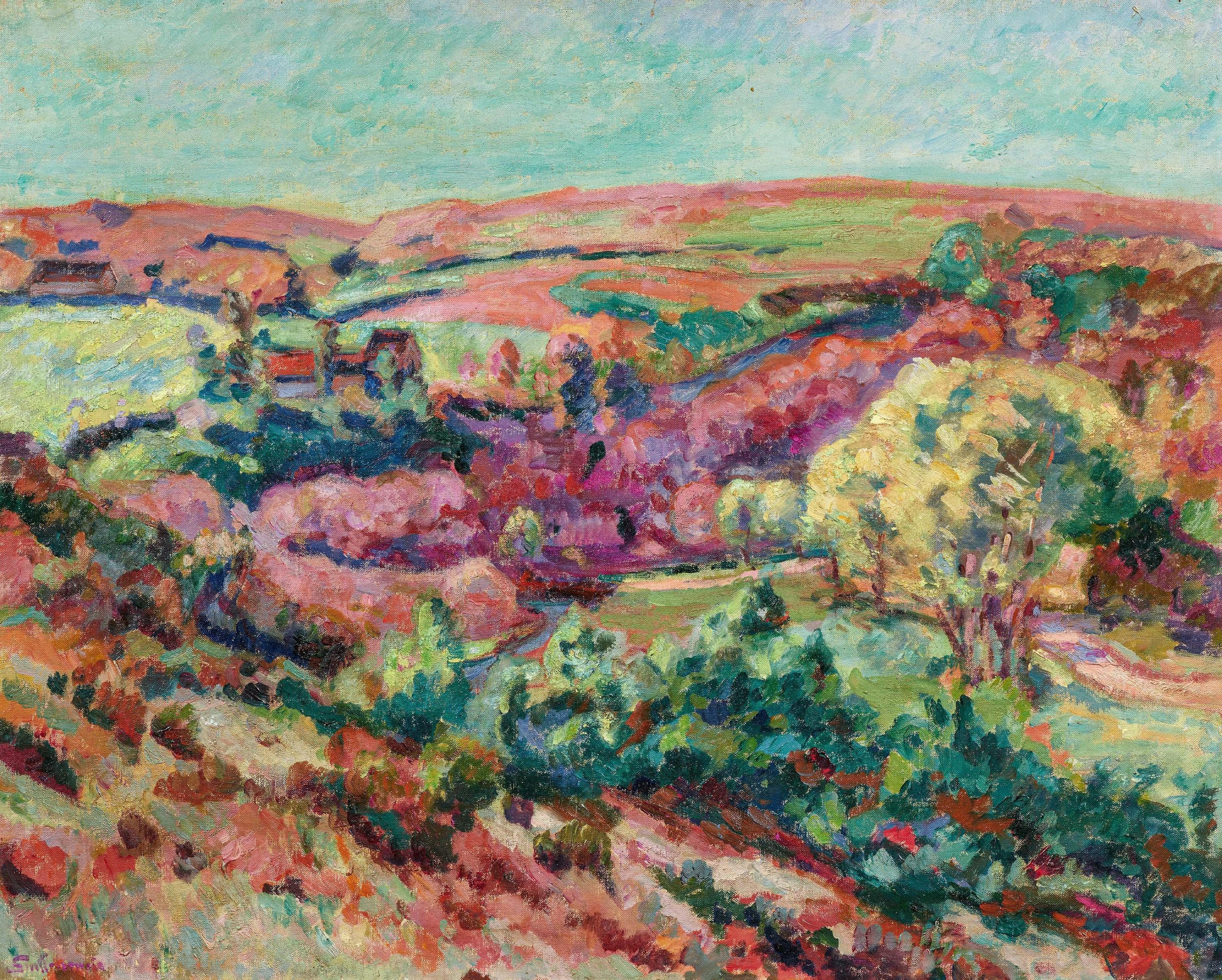 Armand Guillaumin - La Côte face au Pont Charraud.