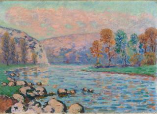 Armand Guillaumin - La roche de l\'Echo, Crozant