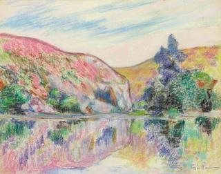 Armand Guillaumin - La roche de l\'Echo, Crozant