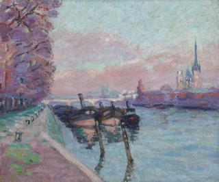 Armand Guillaumin - La Seine à Rouen