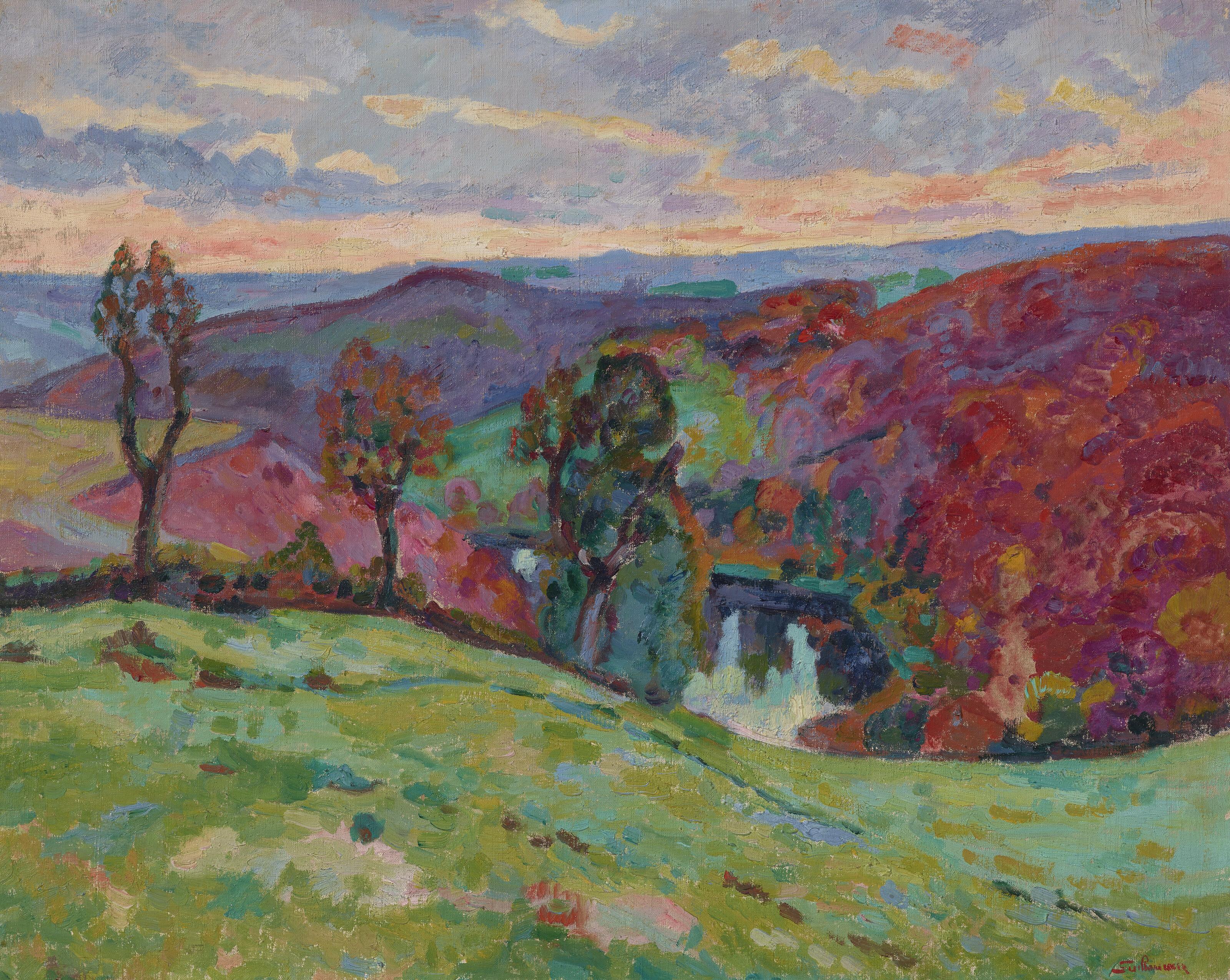 Armand Guillaumin - La vallée de la Creuse et le Puy Barriou